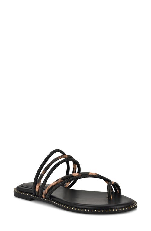 Nine West Dashin Sandal In Black