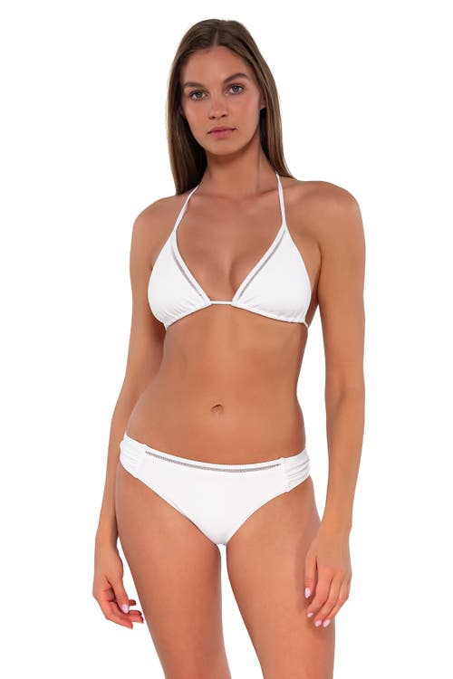 Sunsets Audra Hipster Bottom In White Lily