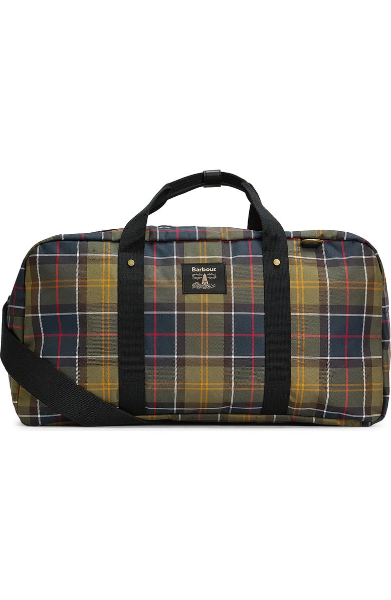 Barbour Torridon Tartan Flight Holdall Duffle Bag, Main, color, Classic Tartan