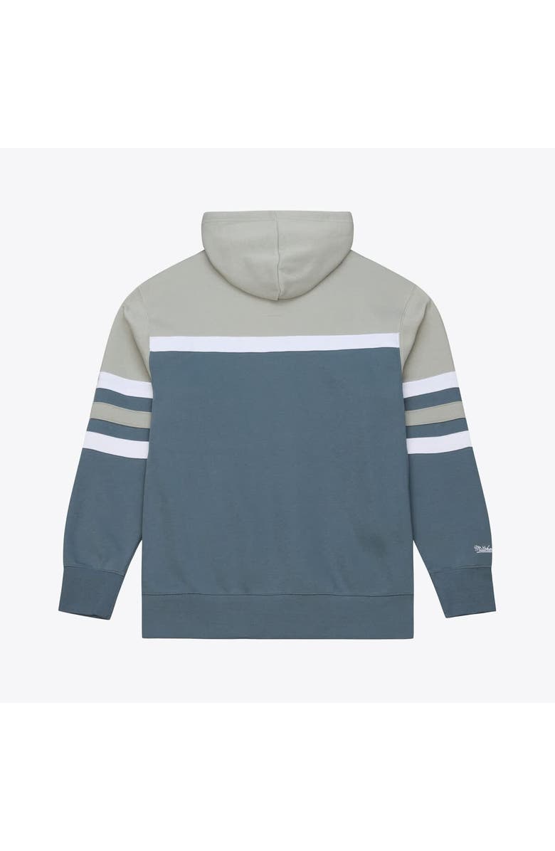 Mitchell & Ness Men's Mitchell & Ness  Gray New York Yankees Cooperstown Collection Thunderstorm Head Coach Hoodie, Alternate, color, Gray