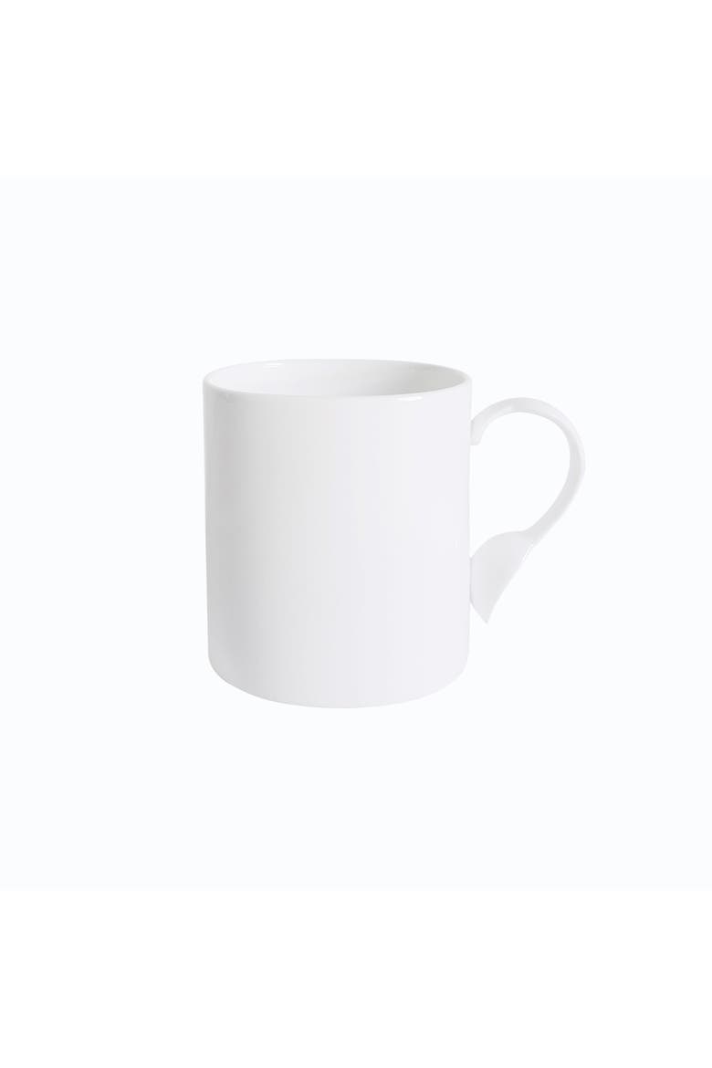 Cutlery White Oval Mug, Main, color, Multi