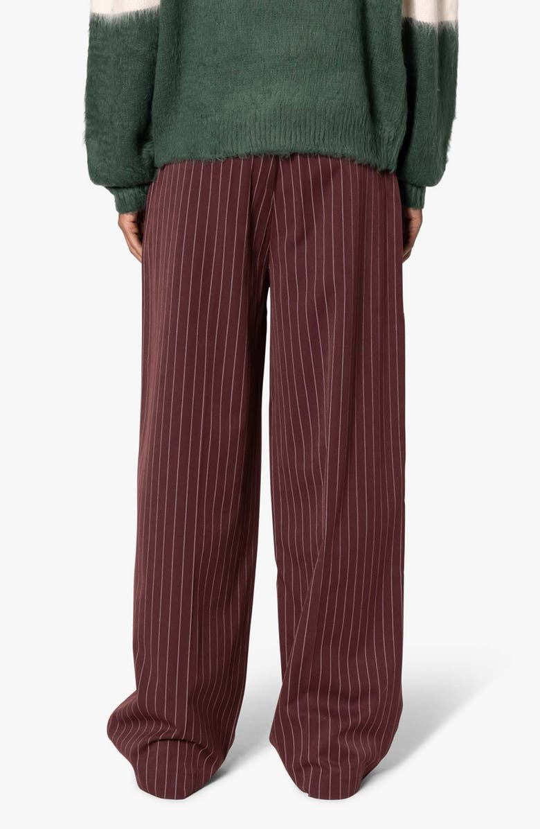 Pleated Wide Leg Cotton Pants