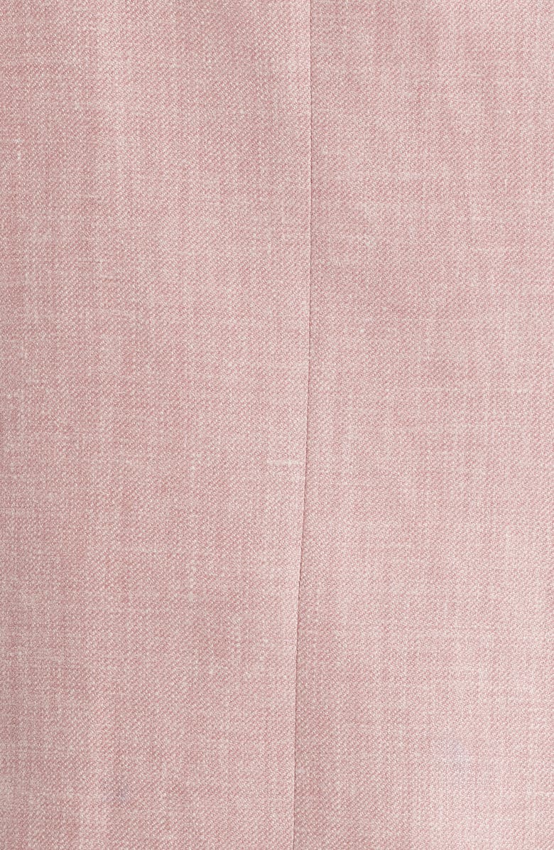 Peter Millar Hyperlight Soft Light Pink Mélange Silk & Linen Blend Sport Coat, Alternate, color,