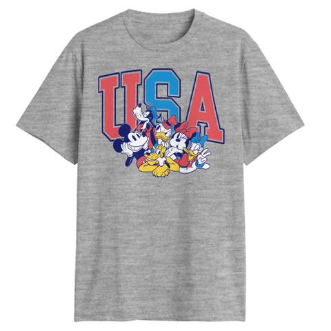 Men's Mickey & Friends The Best American Friends  Graphic T-Shirt