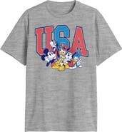 Mickey & Friends Men's Mickey & Friends The Best American Friends Graphic T-Shirt