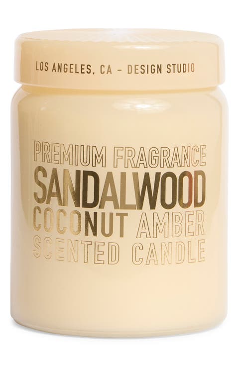 Sandalwood Coconut & Amber Apothecary Large Jar Candle