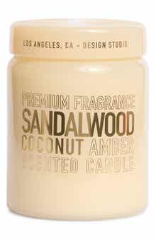 PORTOFINO CANDLES Sandalwood Coconut & Amber Apothecary Large Jar Candle