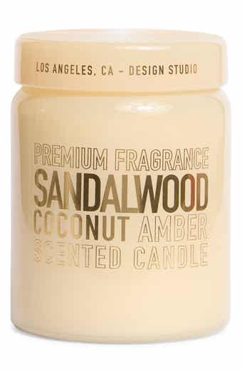 PORTOFINO CANDLES Sandalwood Coconut & Amber Apothecary Large Jar Candle