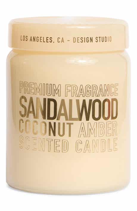PORTOFINO CANDLES Sandalwood Coconut & Amber Apothecary Large Jar Candle