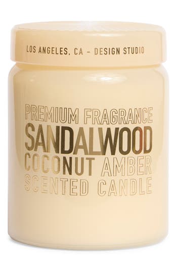 Portofino Candles Sandalwood Coconut & Amber Apothecary Large Jar Candle