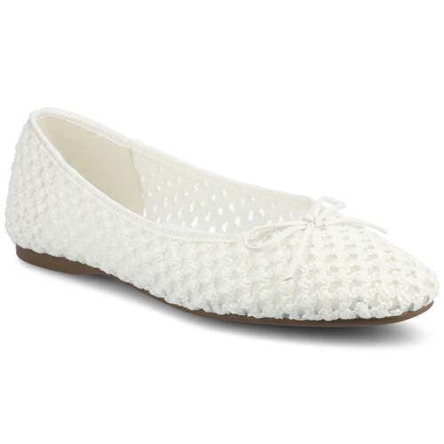 Birdies The Songbird Flat Openweave In White