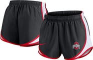 Nike Women's Nike Black Ohio State Buckeyes Spring Break Tempo Performance Shorts