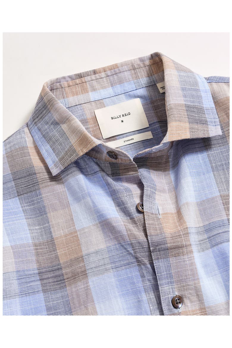 Hutcheson Standard Fit Check Cotton Button-Up Shirt, Alternate, color, MULTI