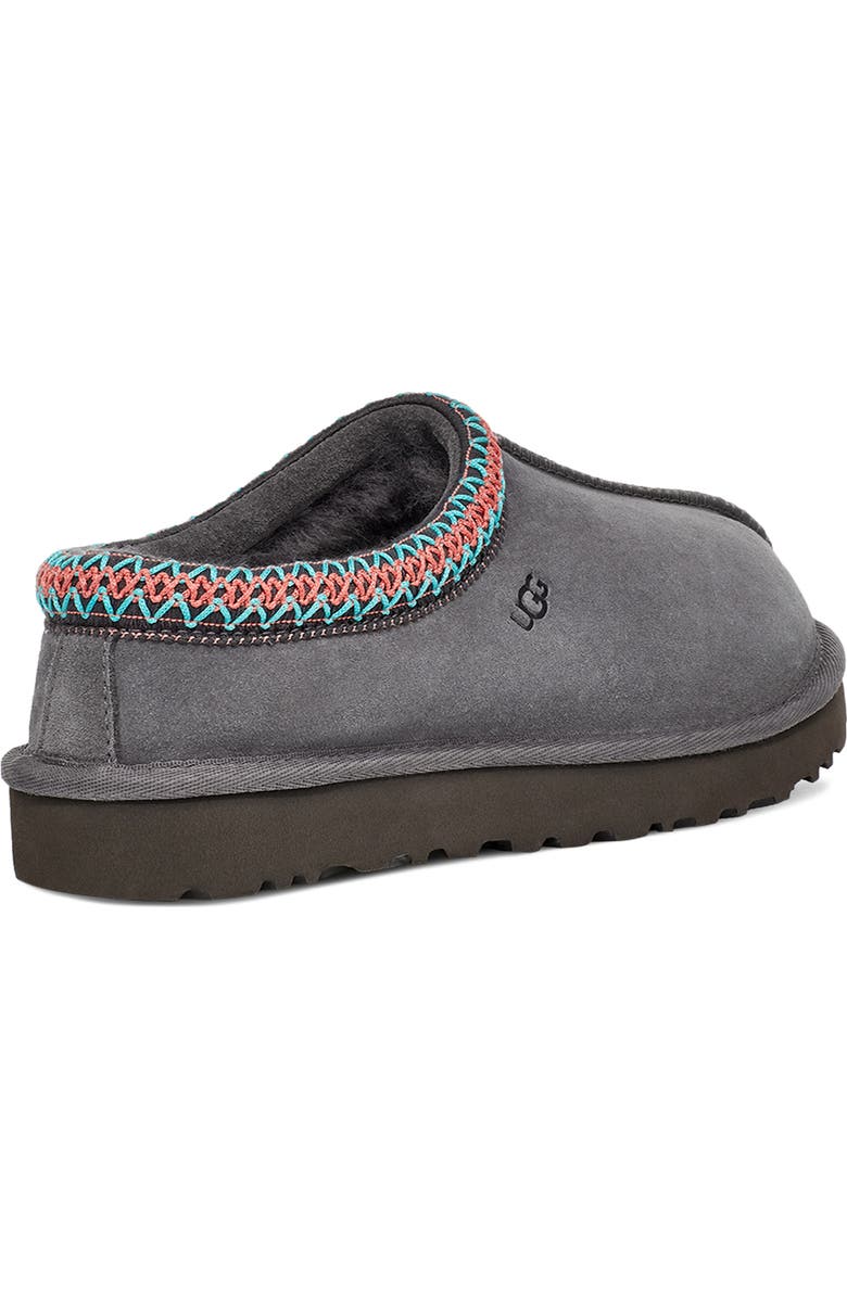 UGG<sup>®</sup> Tasman Slipper, Alternate, color, Dark Grey Suede