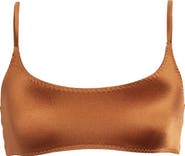 SKIMS Stretch Satin Scoop Neck Bralette