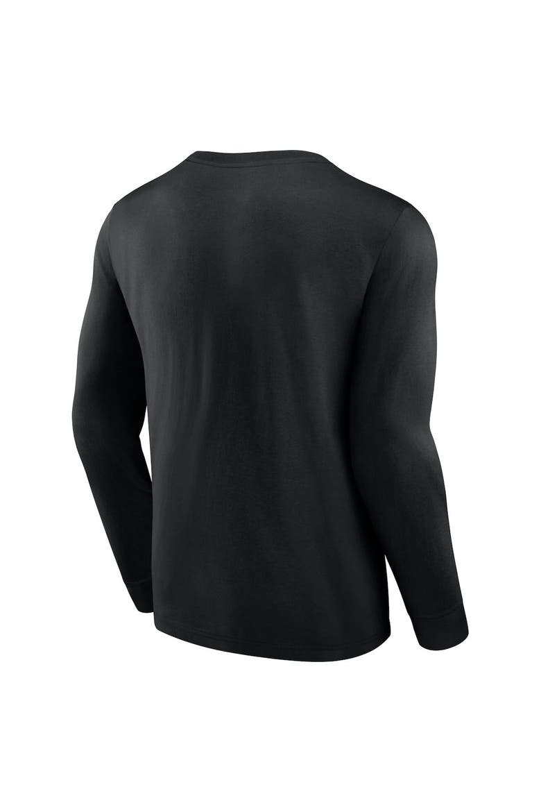 Men's Fanatics Branded Black New England Patriots High Whip Pitcher Long Sleeve T-Shirt, Alternate, color, Black