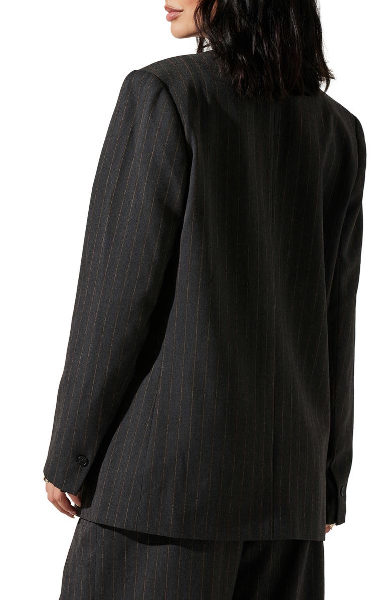 ASTR the Label Pauline Oversize Pinstripe Blazer, Alternate, color,