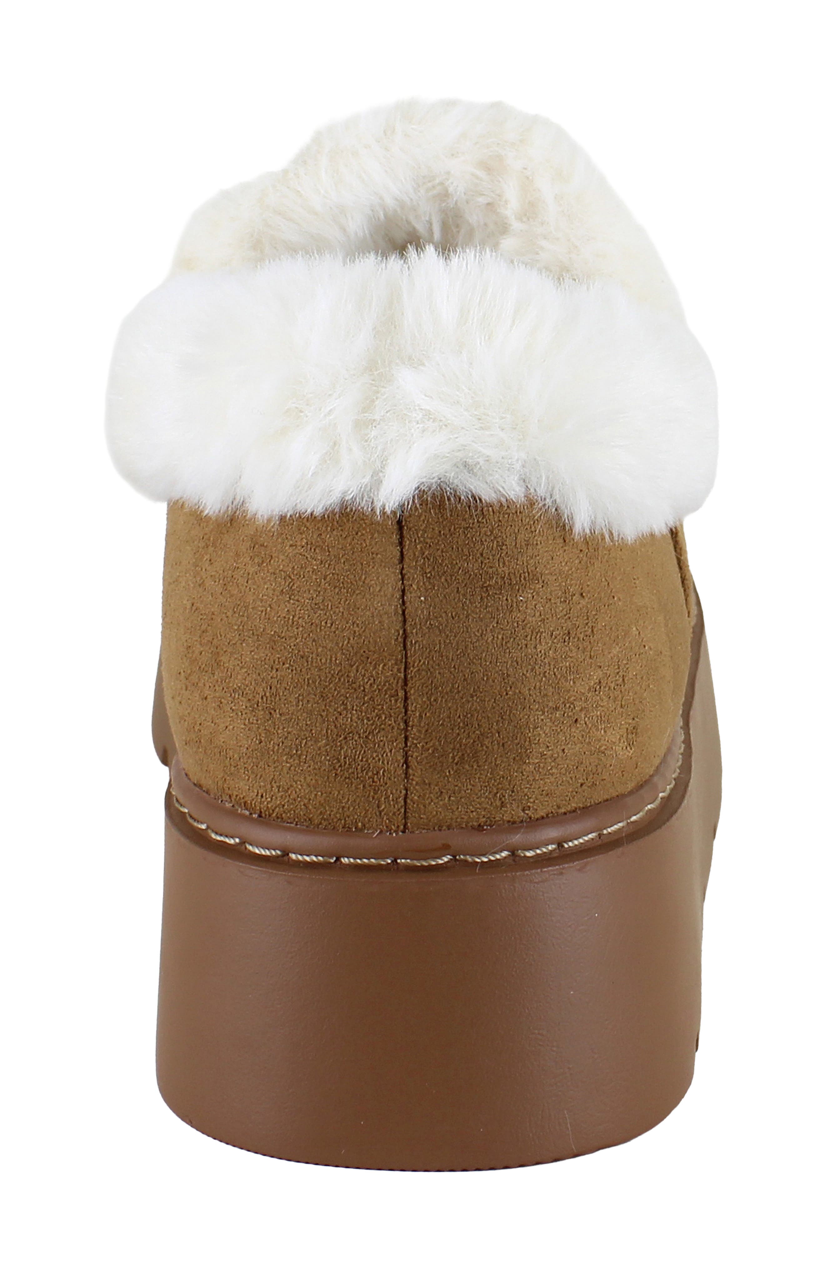 Snoh Moccasin Slipper, Alternate, color, CHESTNUT