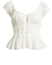 BDG Urban Outfitters Mabel Floral Cotton Top