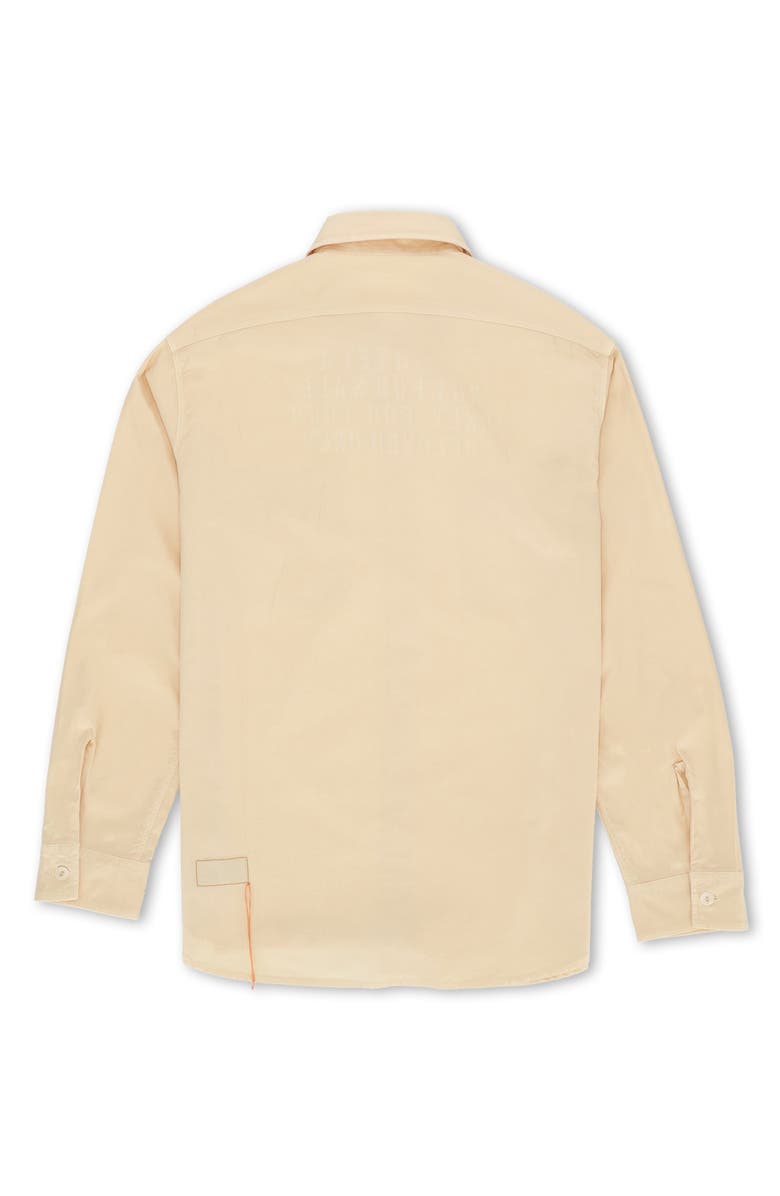 Fortela CPO Twill Cotton Overshirt, Alternate, color, White