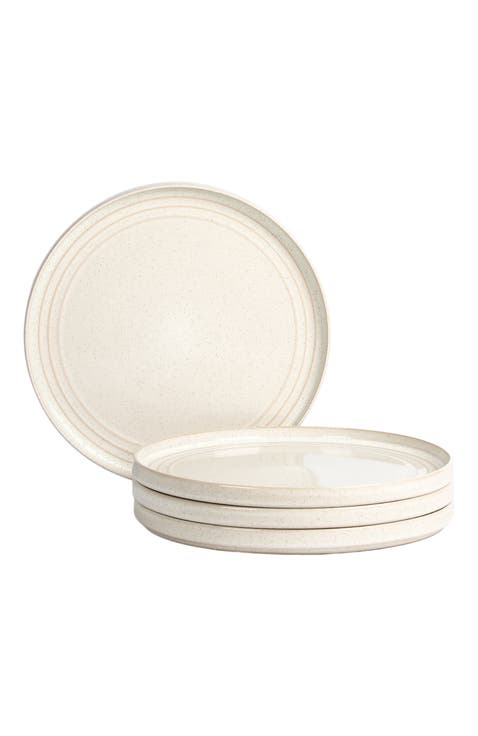 Claire Stoneware 4-Piece Dinner Plate Set