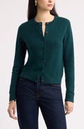 Nordstrom Cashmere Crewneck Cardigan