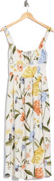 Ellen Tracy Keyhole Midi Dress