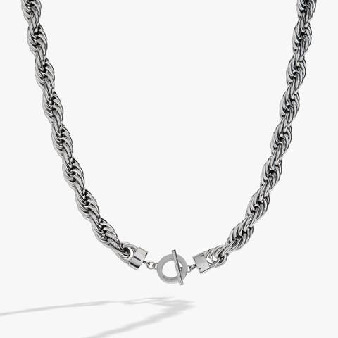 Large Rope Chain Toggle Necklace