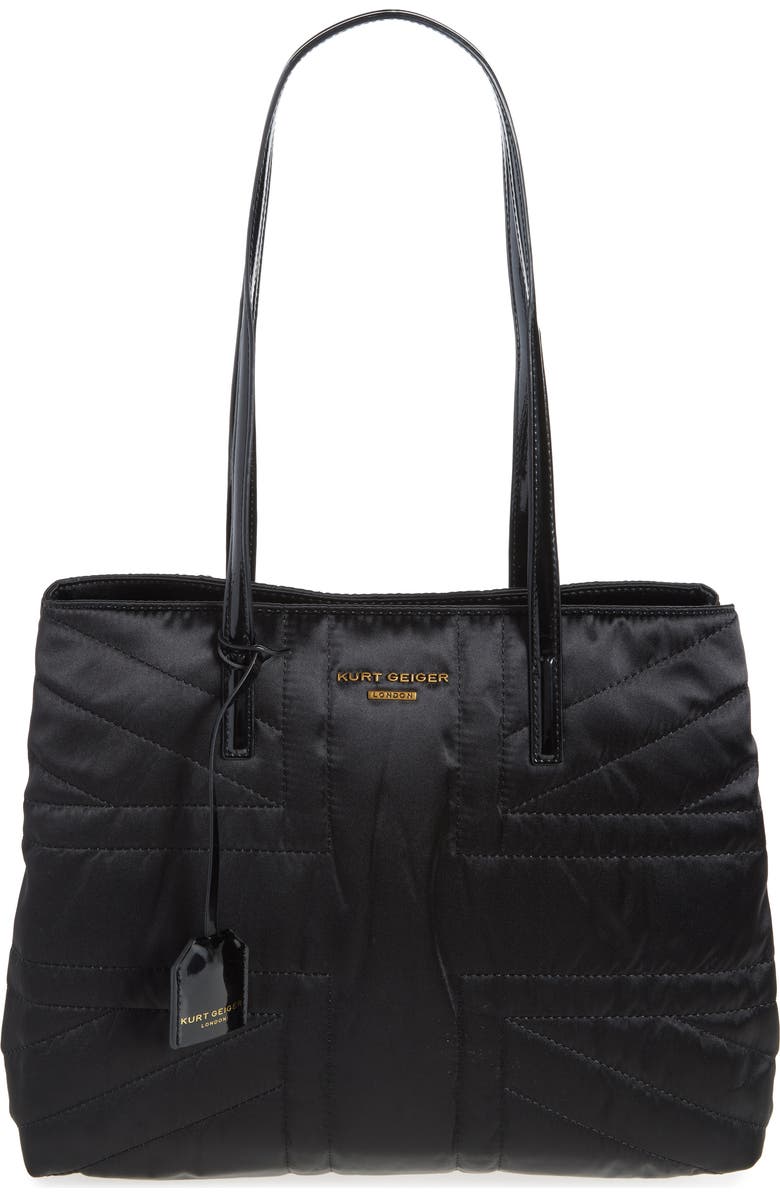 Kurt Geiger London Recycled Union Jack Tote Bag, Main, color,