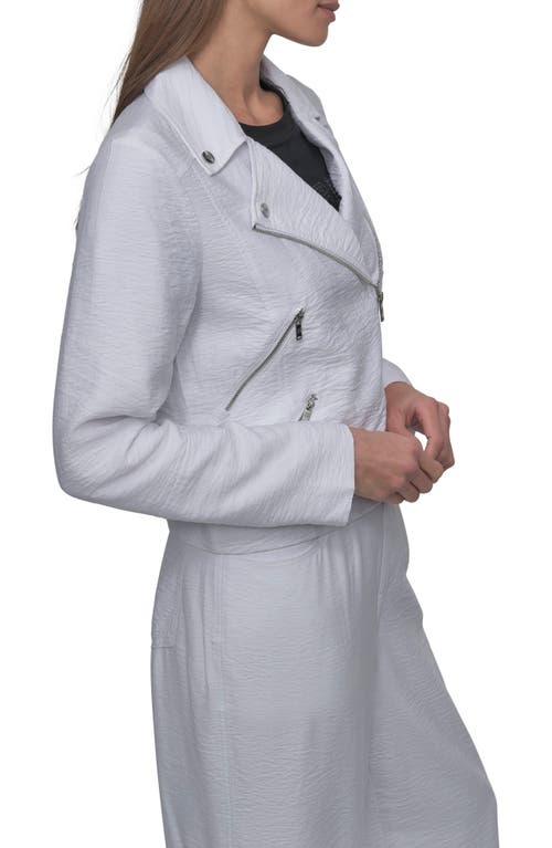 DKNY DKNY CRINKLE MOTO JACKET