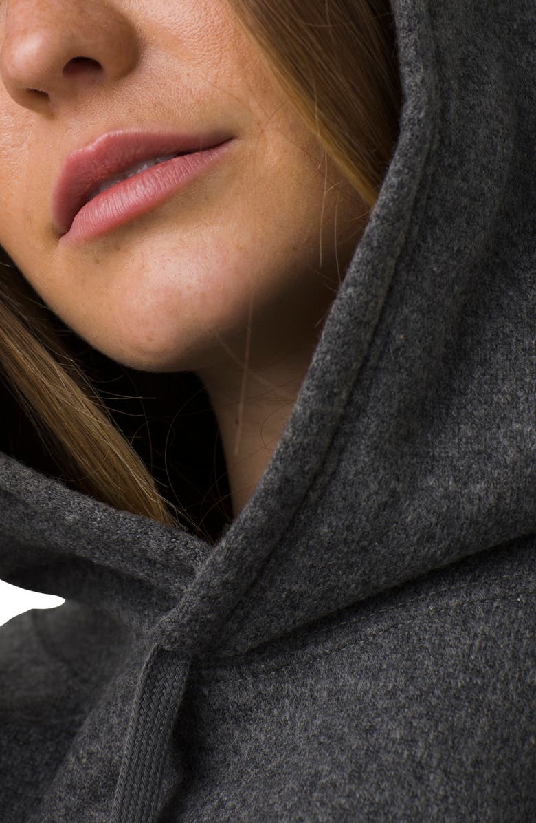 prAna Ziller Recycled Wool Blend Hoodie, Alternate, color, Heather Grey