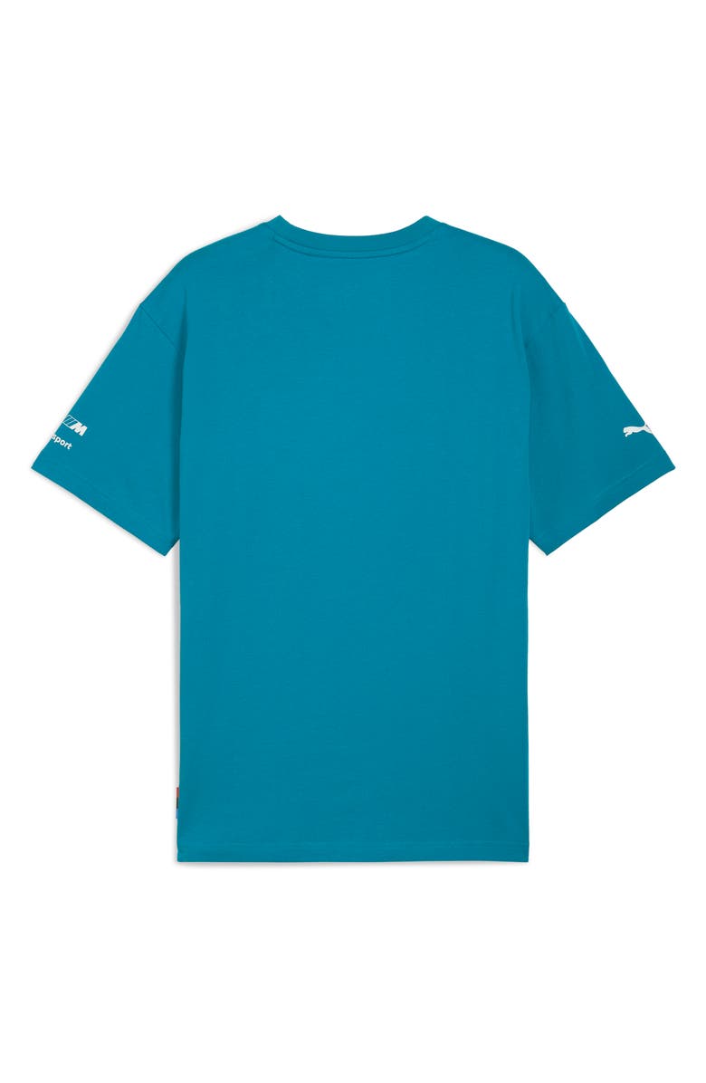 PUMA BMW M4 EVO Cotton Graphic T-shirt, Alternate, color, Tropical Blue