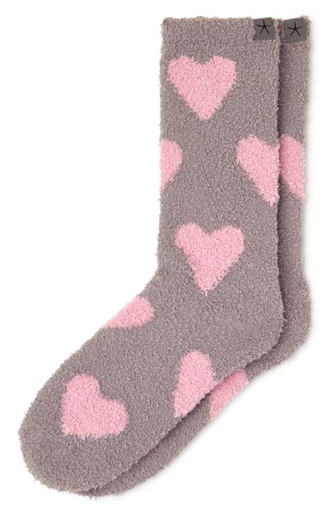 CozyChic® Heart Crew Socks