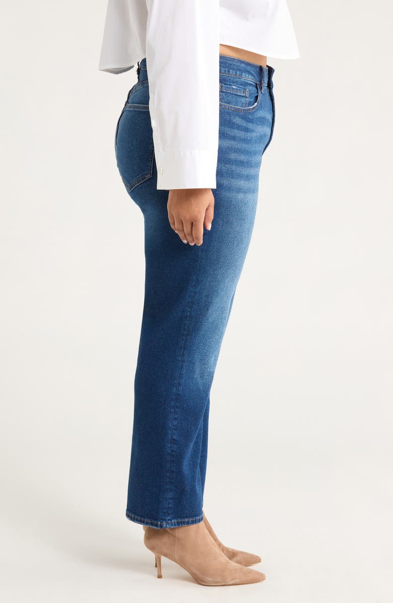 WARP+WEFT Ase Crop Straight Leg Jeans, Alternate, color, Rolling River