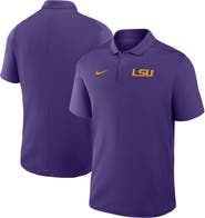 Nike Men's Nike Purple LSU Tigers Primetime Victory Primary Logo Performance Polo