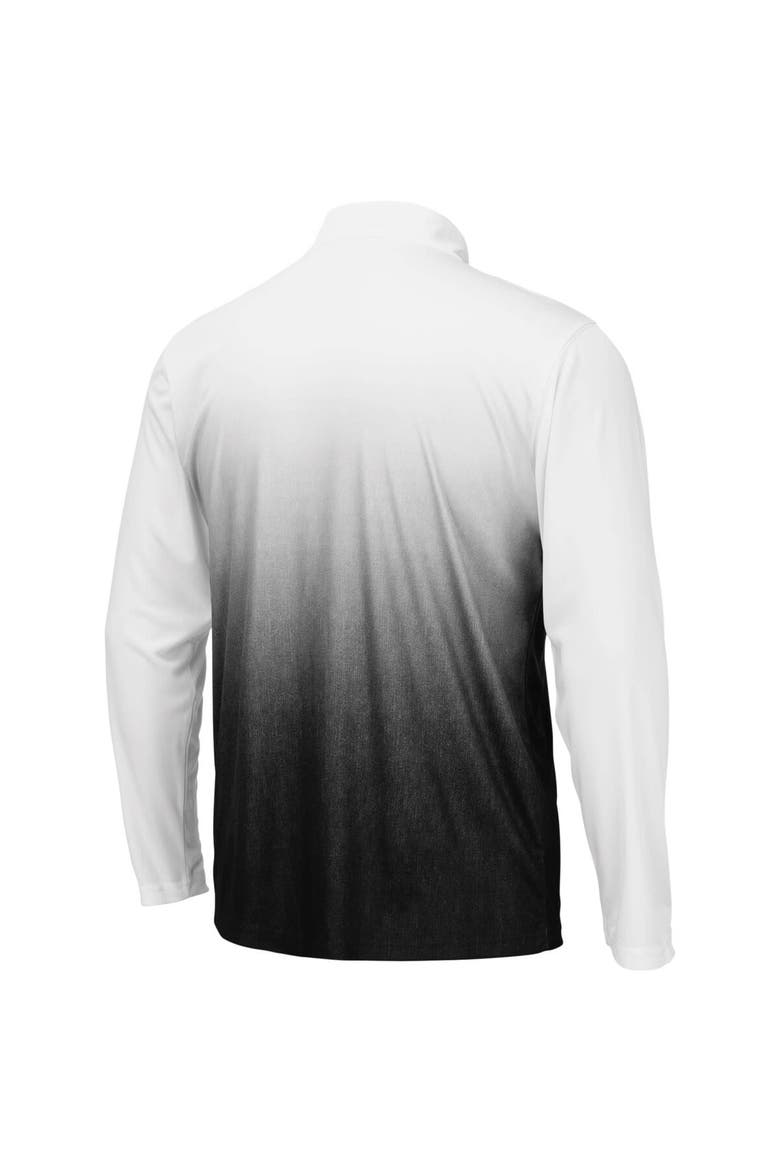 Men's Colosseum Gray ECU Pirates Magic Team Logo Quarter-Zip Jacket, Alternate, color, Gray