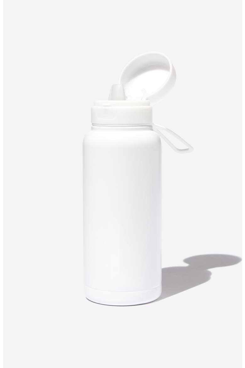 Women's Active Grab And Go Drink Bottle 1L, Alternate, color, White