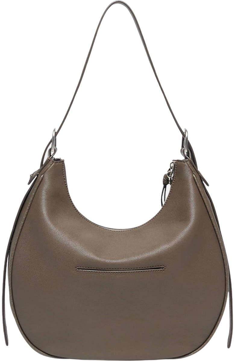 Oryany Lauren Leather Shoulder Bag, Alternate, color, Deep Taupe