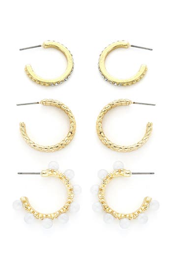 Panacea 3-pack Hoop Earrings