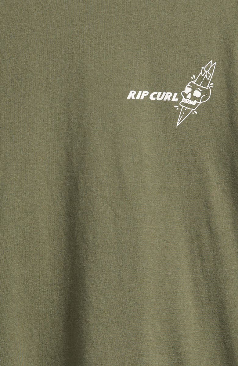 Rip Curl Kids' Eternal Shred Cotton Graphic T-Shirt, Alternate, color, Surplus Green