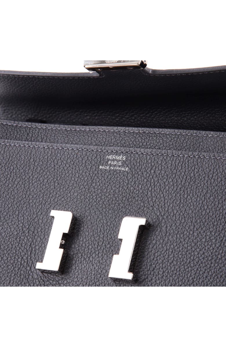 Pre-Owned Hermes Constance To Go Wallet Evercolor, Alternate, color, Gris Misty