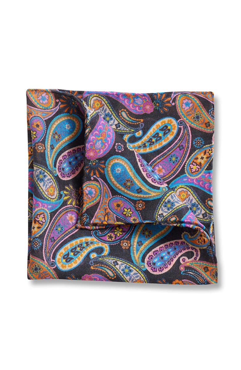 Beau Ties of Vermont Lesley Lane Silk Pocket Square, Main, color, NO COLOR