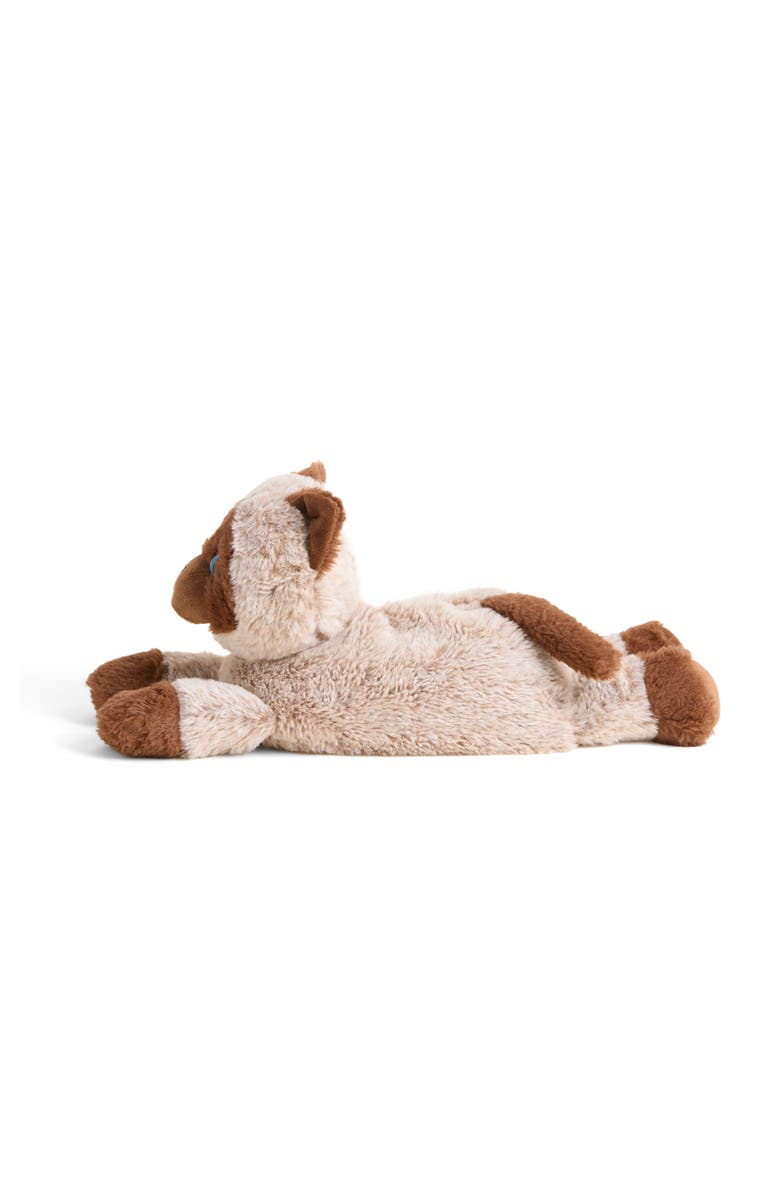 Warmies Siamese Cat Plush Toy, Alternate, color, Brown