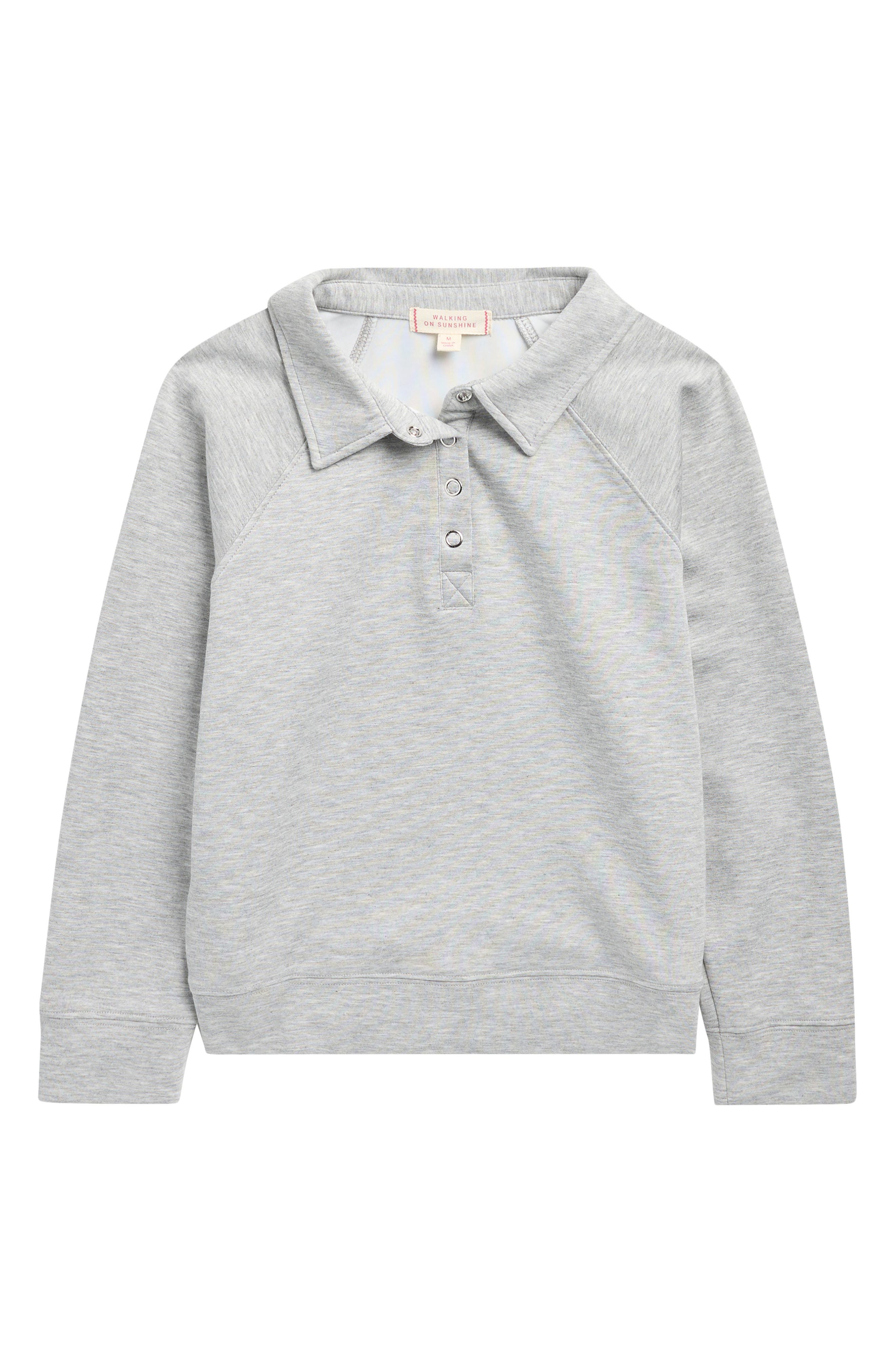 Kids' Cloud Luxe Polo Sweatshirt