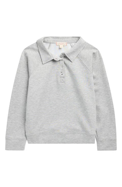 Kids' Cloud Luxe Polo Sweatshirt (Big Kid)