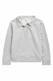 Kids' Cloud Luxe Polo Sweatshirt