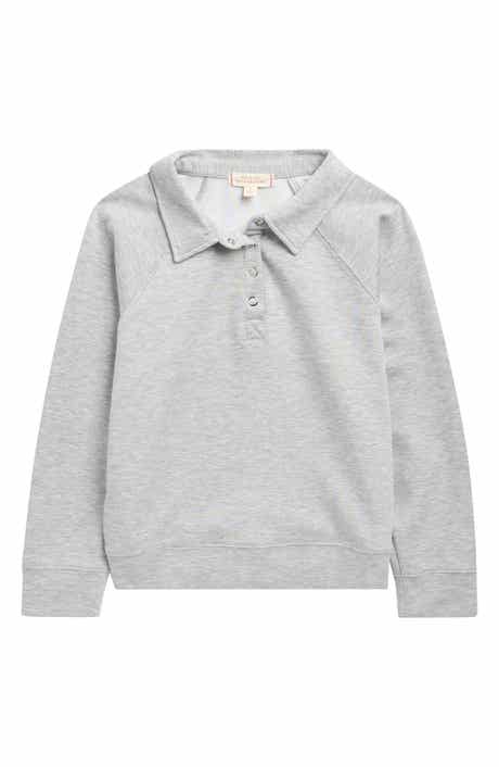 Kids' Cloud Luxe Polo Sweatshirt