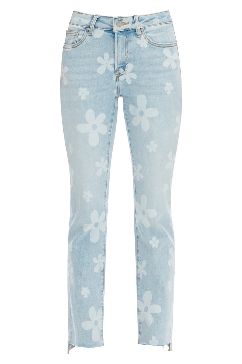 Ankle Straight Leg Jeans, Alternate, color, LIGHT BLUE