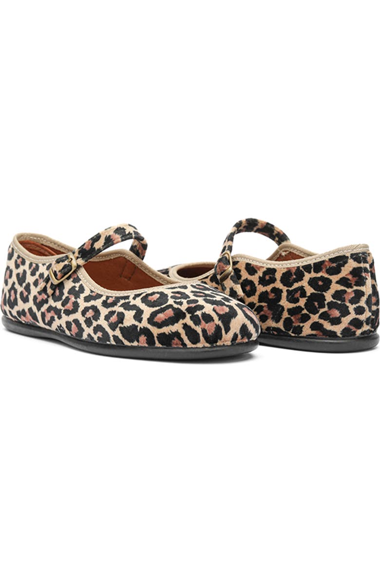 CHILDRENCHIC Water Repellent Leopard Print Mary Jane Shoe, Main, color,