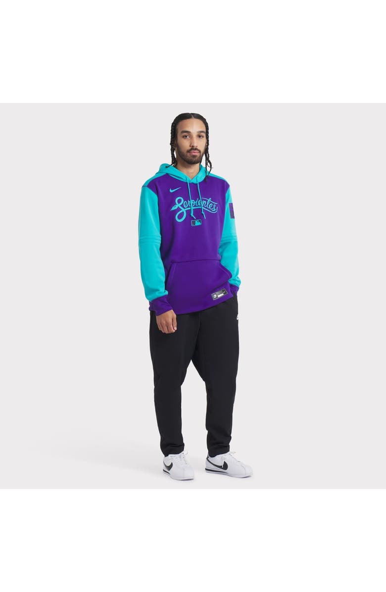 Nike Men
s Nike Purple Arizona Diamondbacks 2025 City Connect Authentic Collection Therma Pullover Hoodie, Alternate, color,